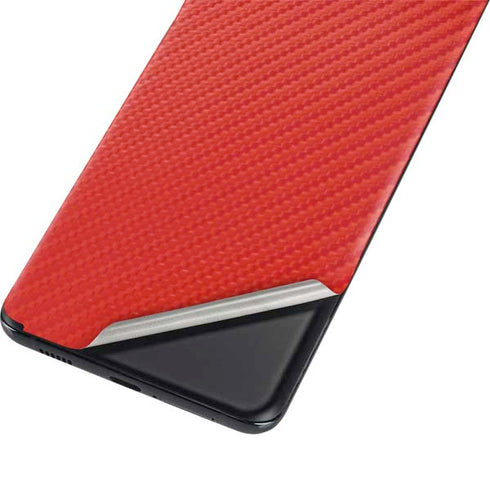 Red Carbon Fiber Specialty Material Galaxy S21 Plus 5G Skin
